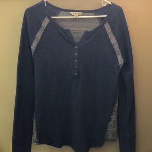 Lucky Brand waffle Henley